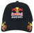 Branded Promotional BRUSHED HEAVY COTTON BASEBALL CAP in Black with Sonic Weld Flames Baseball Cap From Concept Incentives.