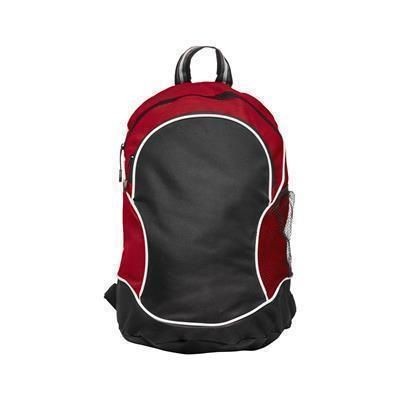 Branded Promotional FUNCTIONAL SPORTS BACKPACK RUCKSACK with Two Colour Contrast Bag From Concept Incentives.