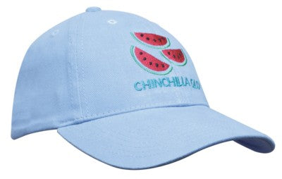 Branded Promotional BRUSHED HEAVY COTTON CHILDRENS BASEBALL CAP Baseball Cap From Concept Incentives.