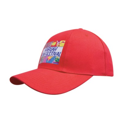 Branded Promotional BRUSHED HEAVY COTTON PRO-ROTATED BASEBALL CAP Baseball Cap From Concept Incentives.