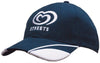 Branded Promotional BRUSHED HEAVY COTTON BASEBALL CAP with Mesh Insert on Peak Baseball Cap From Concept Incentives.