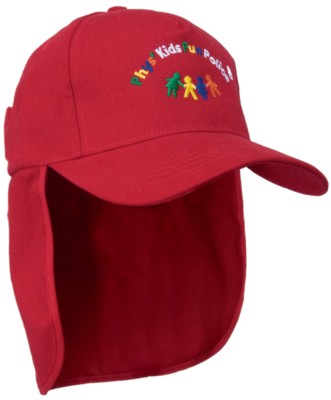 Branded Promotional BRUSHED SPORTS TWILL CHILDRENS LEGIONNAIRE HAT Hat From Concept Incentives.