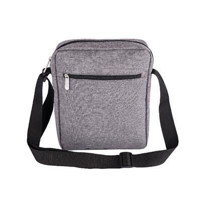 Branded Promotional PENDLEBURY COMPACT MESSENGER BAG GREY Bag From Concept Incentives.