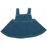 Branded Promotional BIB DENIM OVERALL DRESS FOR PLUSH SOFT TOY in Dark Blue Soft Toy From Concept Incentives.