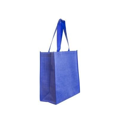 Branded Promotional UNIVERSAL SHOPPER in Royal Blue Bag From Concept Incentives