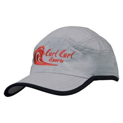 Branded Promotional MICROFIBRE SPORTS BASEBALL CAP Baseball Cap From Concept Incentives.