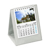 Branded Promotional DESK CALENDAR SKYLINE in Grey Calendar From Concept Incentives.