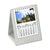 Branded Promotional DESK CALENDAR SKYLINE in Grey Calendar From Concept Incentives.