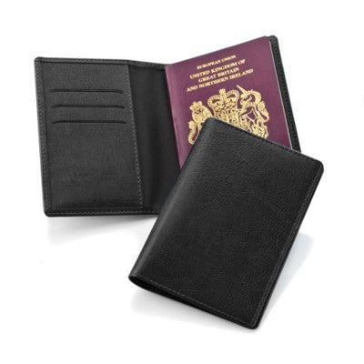 Branded Promotional PASSPORT WALLET with Credit Card Pockets Passport Holder Wallet From Concept Incentives.