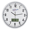 Branded Promotional CRISMA ANALOGUE ROUND WALL CLOCK in White Clock From Concept Incentives.
