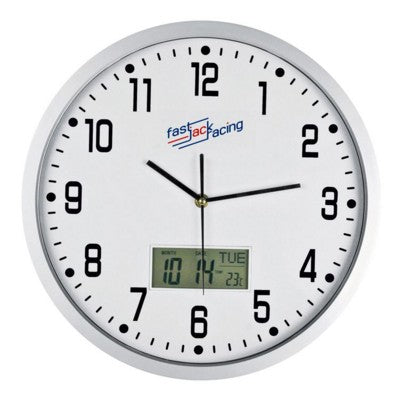 Branded Promotional CRISMA ANALOGUE ROUND WALL CLOCK in White Clock From Concept Incentives.