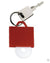 Branded Promotional PLASTIC SQUARE BRIEFCASE KEYRING & TROLLEY CHIP Keyring From Concept Incentives.