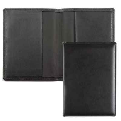 Branded Promotional LEATHER PASSPORT WALLET in Richmond Nappa Leather Passport Holder Wallet From Concept Incentives.