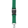 Branded Promotional LANYARD in Green with Safety Clip & Key holder Lanyard From Concept Incentives.