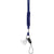 Branded Promotional NYLON LANYARD in Blue Lanyard From Concept Incentives.