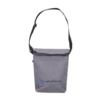 Branded Promotional ALLROUNDER SHOULDER & DOCUMENTBAG in Light Grey Bag From Concept Incentives.