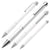 Branded Promotional LUEBO BALL PEN with Touch-Pen in White Pen From Concept Incentives.