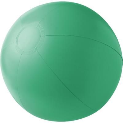 Branded Promotional PVC INFLATABLE BEACH BALL in Green Beach Ball From Concept Incentives.