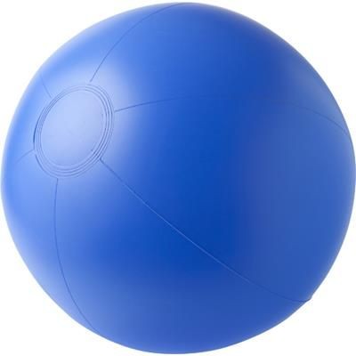 Branded Promotional PVC INFLATABLE BEACH BALL in Blue Beach Ball From Concept Incentives.