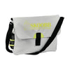 Branded Promotional DAKOTA SHOULDER BAG DOCUMENT CASE in Lime Bag From Concept Incentives.