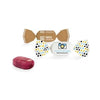 Branded Promotional SWEETS in White Wrapper Filled Sweets From Concept Incentives.