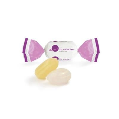 Branded Promotional SUGAR-FREE SWEETS in White Wrapper Sweets From Concept Incentives.
