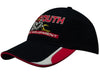 Branded Promotional BRUSHED HEAVY COTTON BASEBALL CAP with Peak Insert & Sandwich Baseball Cap From Concept Incentives.