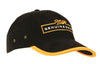 Branded Promotional BRUSHED HEAVY COTTON BASEBALL CAP with Peak & Arch Trim Baseball Cap From Concept Incentives.