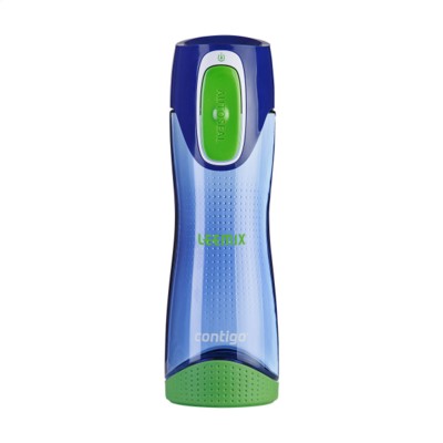 Branded Promotional CONTIGO¬Æ SWISH DRINK BOTTLE in Blue Sports Drink Bottle From Concept Incentives.