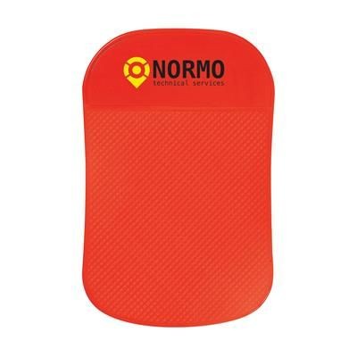 Branded Promotional STICKY PAD NON SLIP MAT in Red Mat From Concept Incentives.