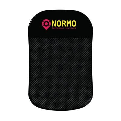 Branded Promotional STICKY PAD NON SLIP MAT in Black Mat From Concept Incentives.