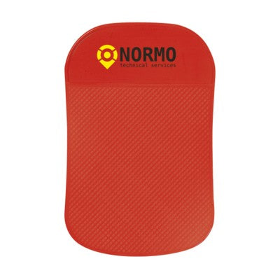 Branded Promotional STICKYPAD NON-SLIP MAT in Red Mat From Concept Incentives.