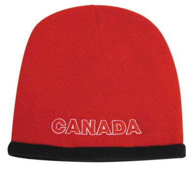 Branded Promotional ROLL DOWN ACRYLIC & POLAR FLEECE BEANIE HAT Hat From Concept Incentives.