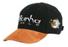 Branded Promotional MELTON WOOL BASEBALL CAP with Suede Peak Baseball Cap From Concept Incentives.