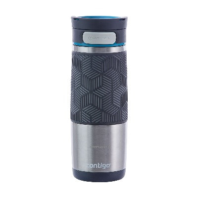 Branded Promotional CONTIGO¬Æ TRANSIT THERMO CUP in Black Travel Mug From Concept Incentives.