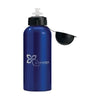 Branded Promotional ALUMINIUM METAL DRINK BOTTLE in Blue Sports Drink Bottle From Concept Incentives.