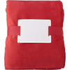 Branded Promotional POLYESTER MICRO MINK ANTI-PILLING PICNIC BLANKET in Red Blanket From Concept Incentives.