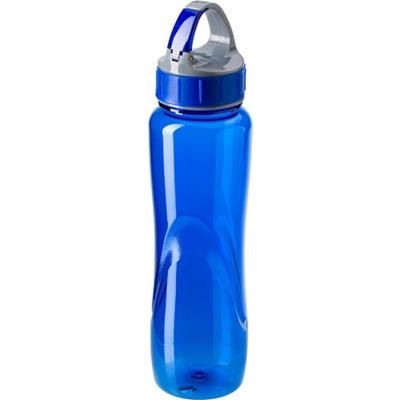 Branded Promotional TRITAN WATER BOTTLE in Clear Transparent includes Belt Clip in Cap, 700ML Capacity Sports Drink Bottle From Concept Incentives.