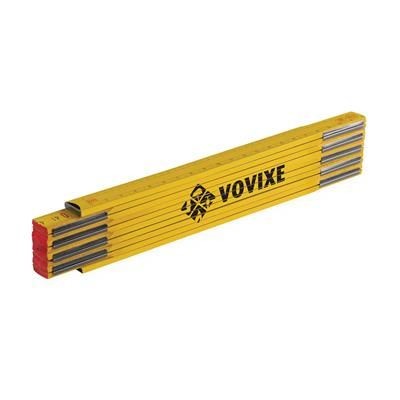 Branded Promotional METRIC WOOD PRO RULER in Yellow Ruler From Concept Incentives.
