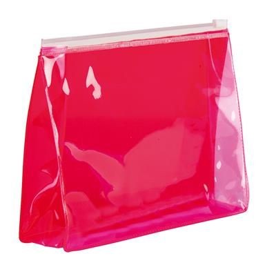 Branded Promotional CLEAR TRANSPARENT BEAUTY CASE Cosmetics Bag From Concept Incentives.