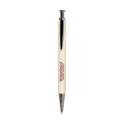 Branded Promotional NOVA SINGLE PEN in Wood Pen From Concept Incentives.