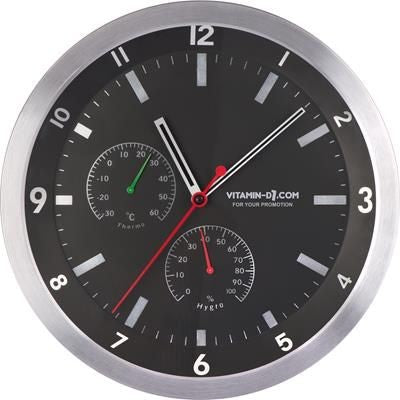 Branded Promotional METAL WALL CLOCK Clock From Concept Incentives.