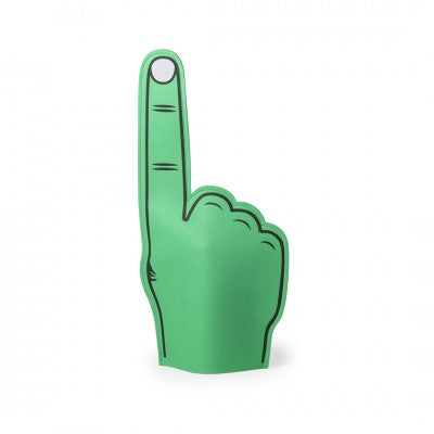Branded Promotional FOAM HAND in Green from Concept Incentives