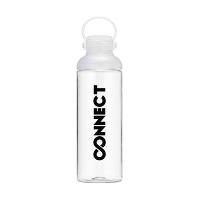 Branded Promotional MALAGA DRINK BOTTLE in White Sports Drink Bottle From Concept Incentives.