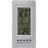 Branded Promotional MULTI FUNCTION DESK CLOCK in Silver Clock From Concept Incentives.
