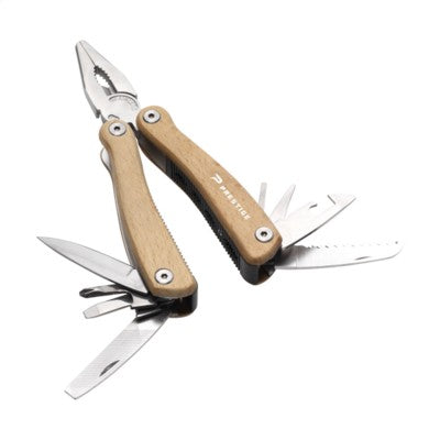 Branded Promotional BEECHWOOD MULTI TOOL in Wood Multi Tool From Concept Incentives.