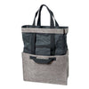 Branded Promotional FELT EXTENDABLE SHOPPER TOTE BAG in Grey Bag From Concept Incentives.