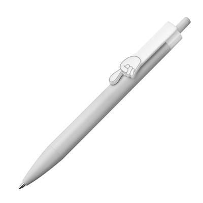 Branded Promotional BALL PEN NEVES in White Pen From Concept Incentives.