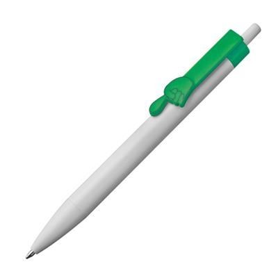 Branded Promotional BALL PEN NEVES in Green Pen From Concept Incentives.