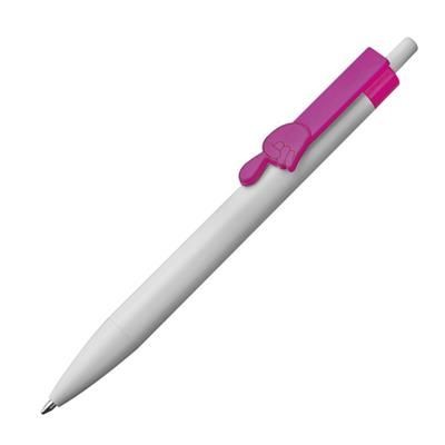 Branded Promotional BALL PEN NEVES in Pink Pen From Concept Incentives.